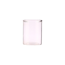 Glass Round Candle Pillar Candle Holder